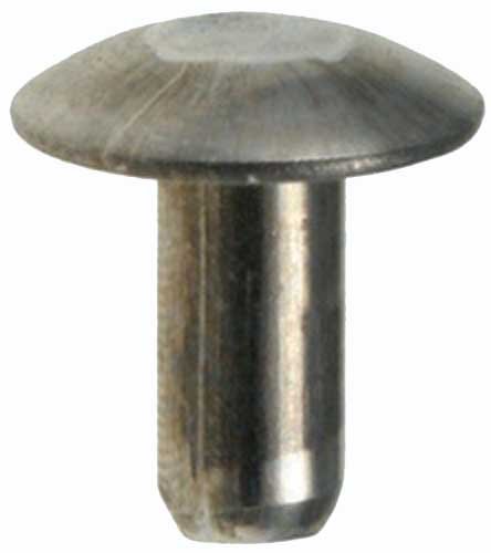 Nitów |   1 3/16 Głowica Braziers z litego aluminium, nitonakrętki 3/8 długości, Clipsandfasteners Inc