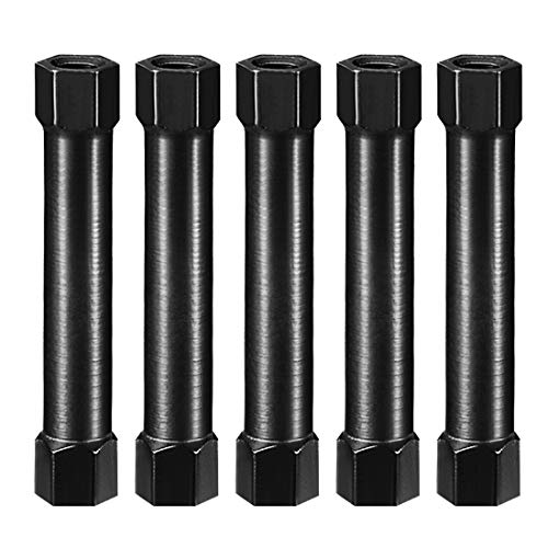 Przegubki i dystanse |   Hex Aluminiowy Standoff Spacer Kolumna M3X45Mm, Do Samolotu RC, Fpv Quadcopter, Cnc, Czarny, 5 Sztuk