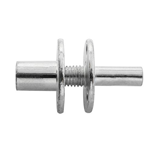 T-nuty |   M12X4X2,5Mm 3-Otworowa Nakrętka T Wykonana ze Stali Węglowej, Element Montażowy, Złącze, Wkręt z Otworem Przelotowym, Wkładka z Flanżem, Gwint Żeński do Mebli Drewnianych, Srebrny Kolor