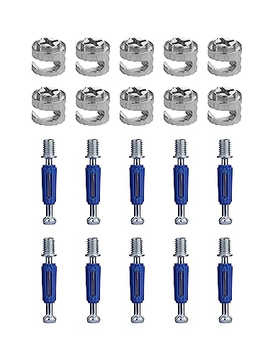 Zestawy asortymentu nakrętek i śrub |   Zamki Cam do mebli 20 sztuk, 12 x 11,2 mm zamki cam do mebli, kompatybilne z częściami do sprzętu Ikea, zestawy naprawcze kółek ekscentrycznych, zestawy śrub i nakrętek (12X11.2Camset)